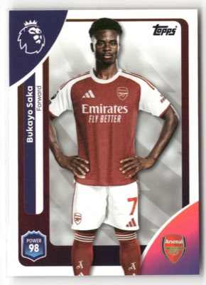 Bukayo Saka Topps 2024